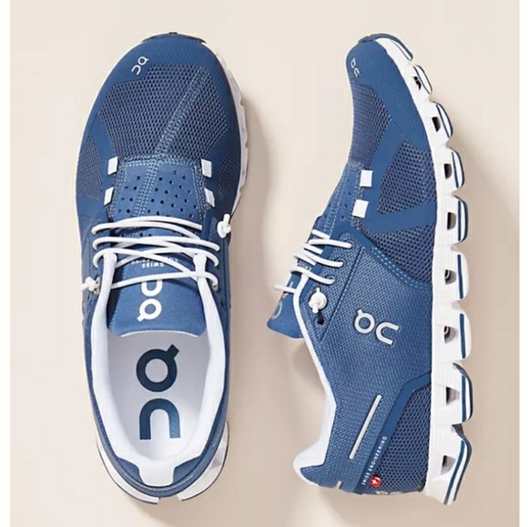 On Running Shoes On Running Cloud Women Running Shoes White Blue